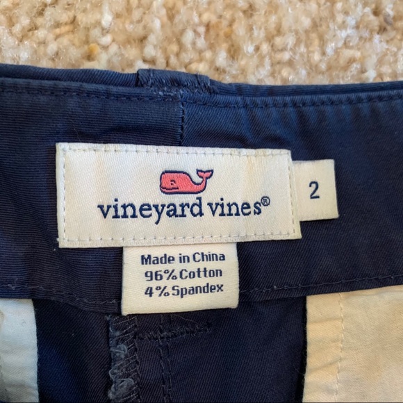 Vineyard Vines Whale Embroidered Dayboat Blue size 2 - Picture 3 of 8